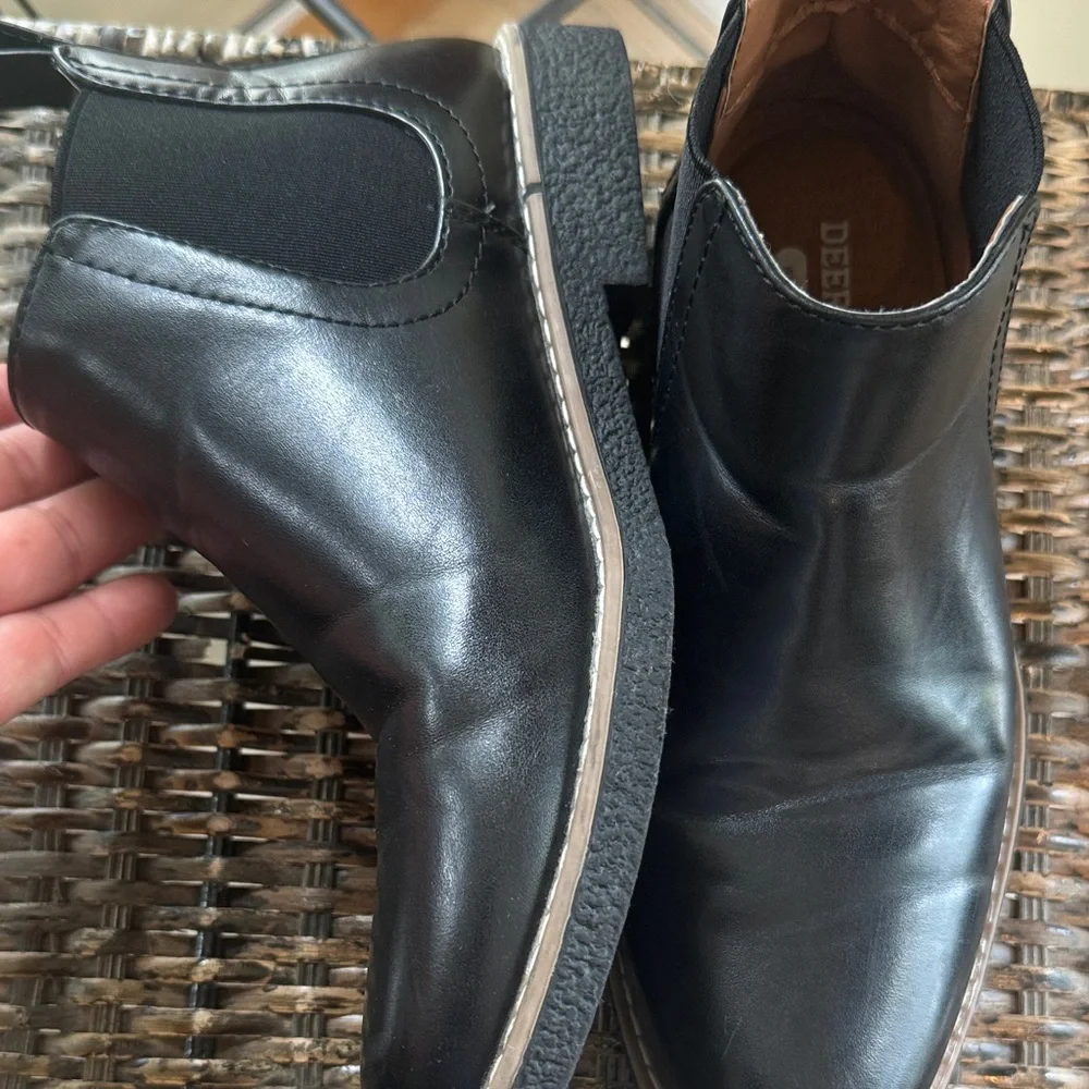 Deer Stags Big Boys Zane black Ankle Boots Kids‎ Size 2